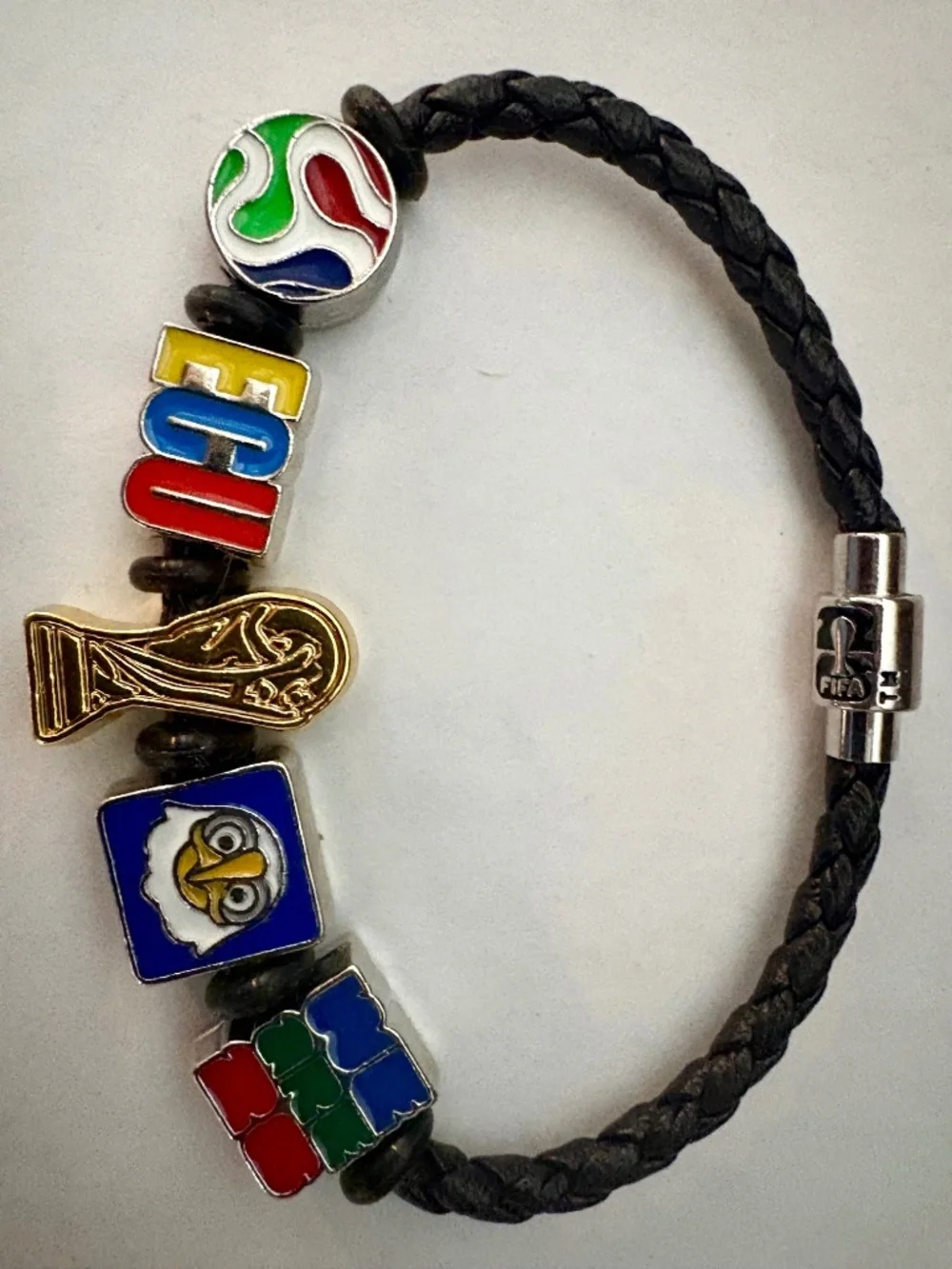 FIFA World Cup Bank of America Bracelet with Ecuador, World Cup & Soccer Charms!